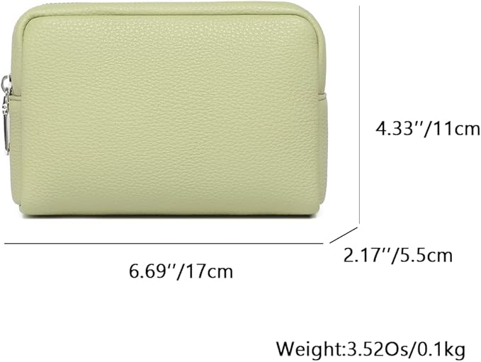 Makeup Bag Large Capacity Women's Classic Black Wash Bag Adjustable Partition Wash Brush and Cosmetic Carrying Bag (Sage Green)