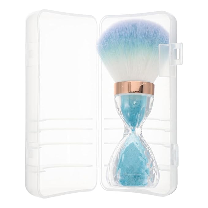 Nail Dust Brush Soft Large Head Cleaning Brush for Nail Art Powder Removal Makeup Manicure Tool Portable for Home and Salon Use
