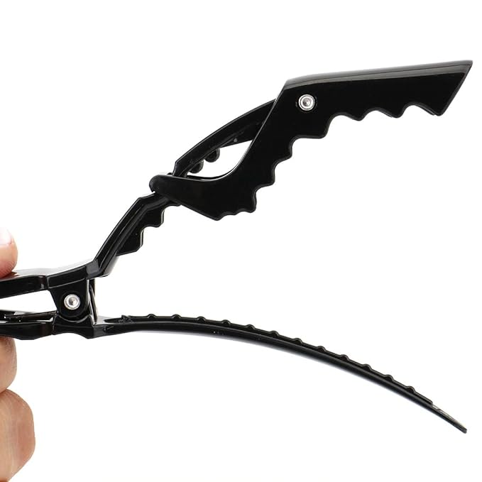 Foraineam 40 Pcs Alligator Hair Clips - Professional Hair Styling and Sectioning Clips with Nonslip Grip and Wide Teeth