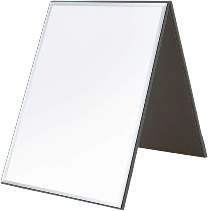 Zcooooool Large Portable Super HD Mirror - Multi Stand Angle Hand Free/Handheld/Tabletop Foldable 8.27x5.9 Inch