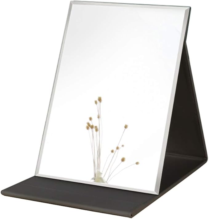 Zcooooool Large Portable Super HD Mirror - Multi Stand Angle Hand Free/Handheld/Tabletop Foldable Mirror 6.9x4.9 Inch