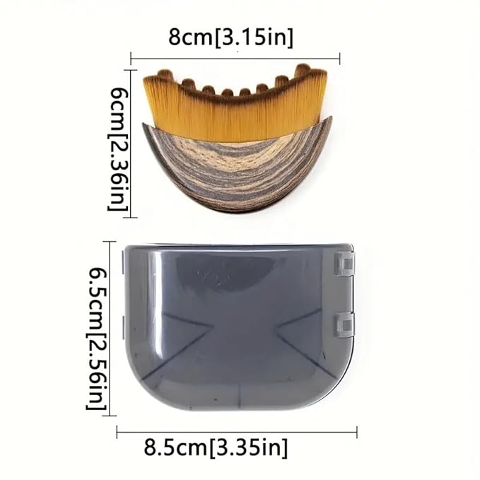Lymphatic Contour Face Brush for Facial Massage, Rejuvenating & Depuffing - Manual Gua Sha Alternative for Jawline Lifting, Eye Bags, Double Chin & Neck Care(1 Pcs)