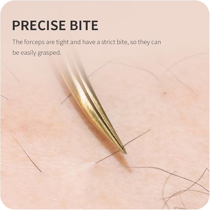ANNAFRIS Lash Tweezers for Eyelash Extensions,Precision Fiber Tip for Volume Eyelash Extensions,Lash Extension Tweezers for Easy Application and Removal-A07