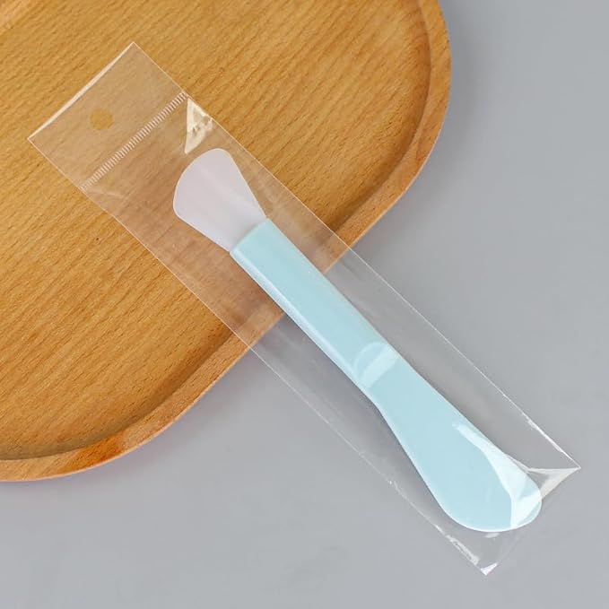 6 Pack Soft Silicone Facial Mask Applicator, Reusable Makeup Face Mask Brush Spatula, Plastic Beauty Cosmetic Scooper Tools for Clay, Cream, Gel, Mud, DIY Mixing, Skincare, Sampling, Waxing
