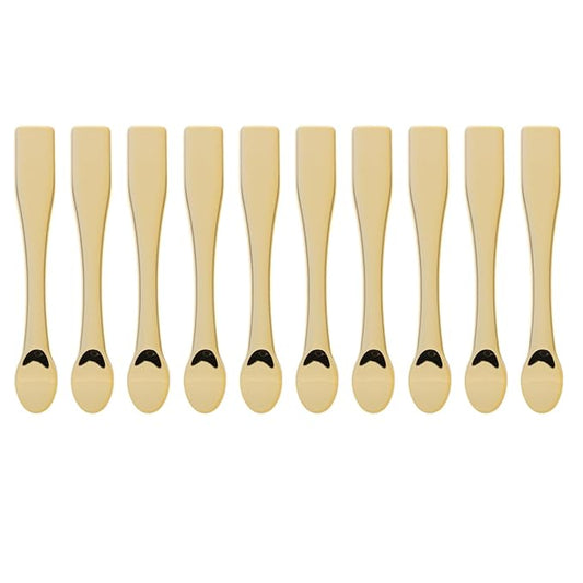10Pcs Facial Mask Spoons Abs Cosmetic Cream Spatulas Mini Skincare Tools for Even Application Mixing Sampling Eye Cream