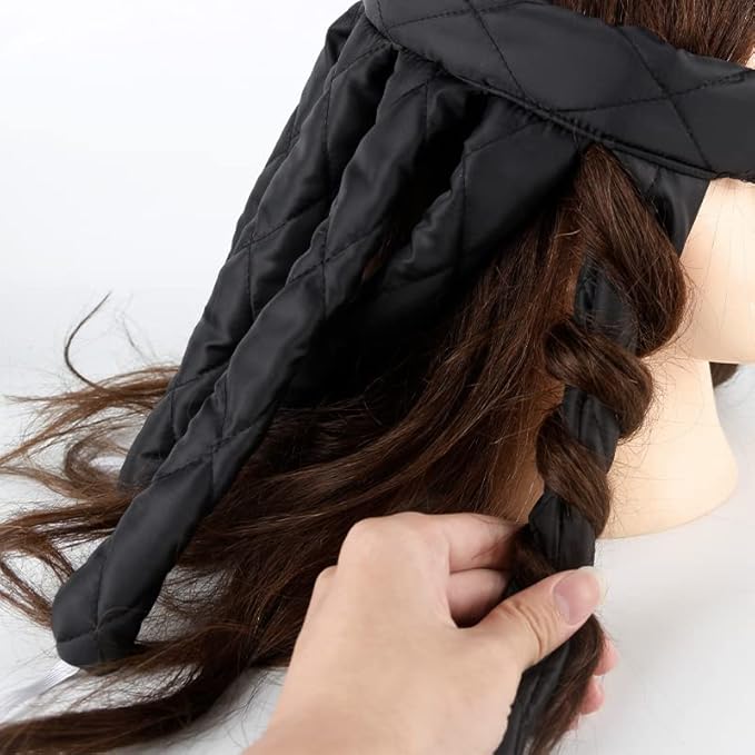 Heatless Curler,2026 New Upgraded Eight Claw Design Heatless Curls, You can Hair Curlers to Sleep in Soft Hair Rollers（Black）
