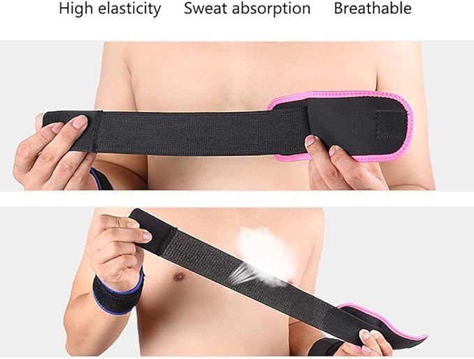 Wrist Brace, Compression Wrist Strap Support Wrist for Men & Women, Youth & Elderly, Boys& Girls, One Size Adjustable, Sports Wristband 1 PCS (Black)