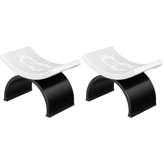 2 Pieces Nail Arm Rest,Manicure Hand Pillow U Shape Cushion Pillow Professional Nail Rest Cushion Table Desk Station Manicure Tool,Black
