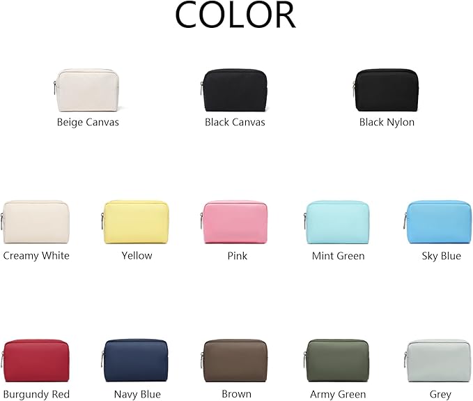 Waterproof Makeup Bag Large Capacity Women's Classic Black Wash Bag Adjustable Partition Wash Bag Brush and Cosmetic Carrying Bag… (Mint Green)