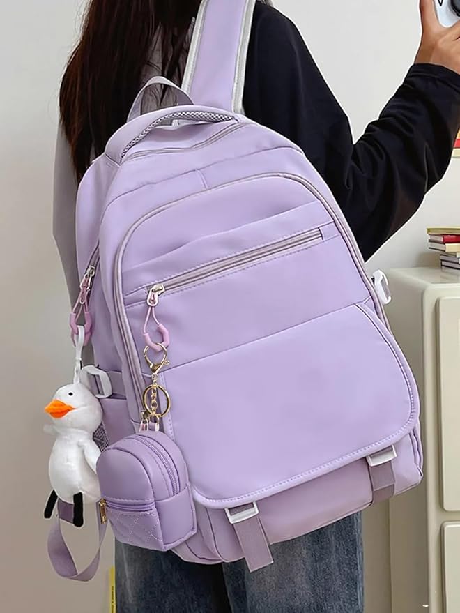 4Pcs Mini Backpack Keychain,Cute Cosmetic Bag for Women Christmas Gifts for Grandkids,PU Leather Makeup Bag Key Pocket Lipstick Bag Birthday Gifts for 4 5 6 7 8 9 10 11 12 Year Old Girls