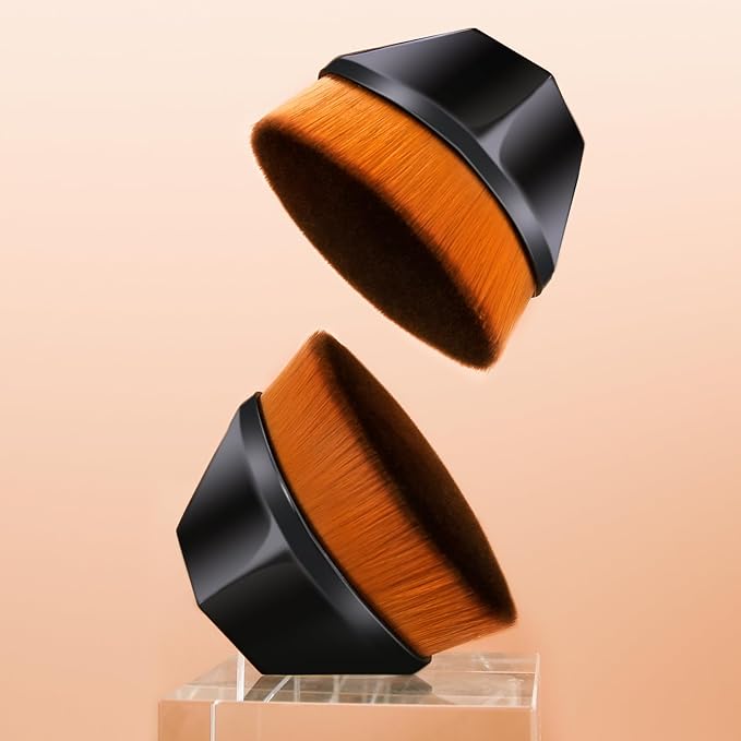 DUcare Foundation Makeup Brush Flat Top Kabuki Face Blush Liquid Powder Foundation Brush for Blending Liquid, Cream