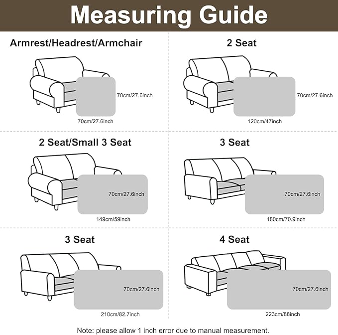 Smiry Non Slip Couch Covers for Dogs, Fuzzy Pet Couch Covers for 2-3 Cushion Sofa Pet Friendly, Soft Sofa Slipcovers Cushion Furniture Protector Washable (Navy Blue, 27.6" x 59")