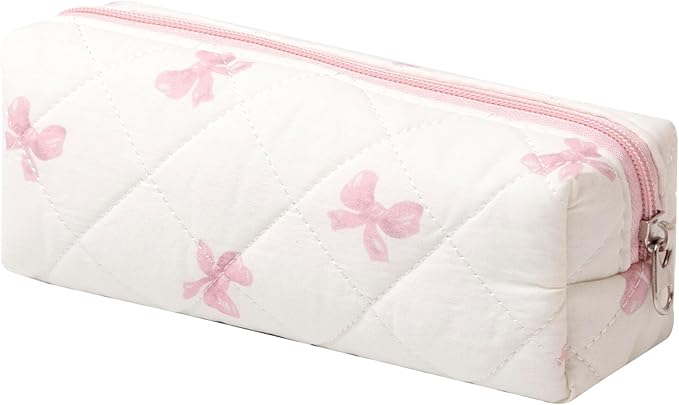 Pencil Case Pen Case Office College School Storage Bag Pouch Holder Box Organizer Makeup Pouch Cosmetic Bag Aesthetic Cute Pencil Case for Girls Boys Kids (V)