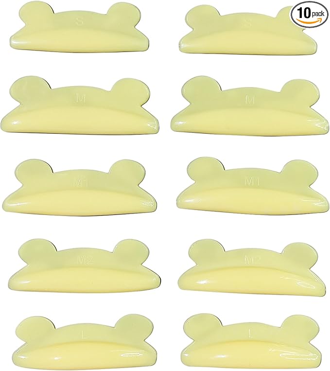 Libeauty Lash Lift Pads - Reusable Silicon Eyelash Lift Shield - DIY Use at Home or Salon - Lash Perming Tool