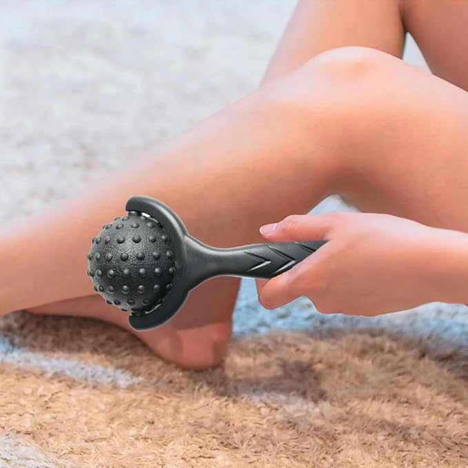 Cold Ice Face Roller Cold Massage Roller Ball CryoBall Facial Ice Globes Black 02