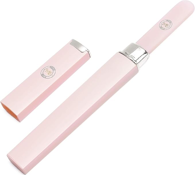 Malva Belle Best Crystal Glass Nail File for Women - File & Travel Case Set - Heavy Duty for Natural Nails, Gel - Professional Nail Shaper – Nail Care Essentials - Pastel Pink 2mm