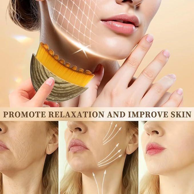 Lymphatic Face Brush,Manual Facial Cleansing Brush for Sensitive Skin, Lymphatic Drainage Brushs and Deep Pore Cleaning Soft Bristle Pore Cleaner for Nose Travel-Friendly Skin Cleansing Tool(1Pcs)