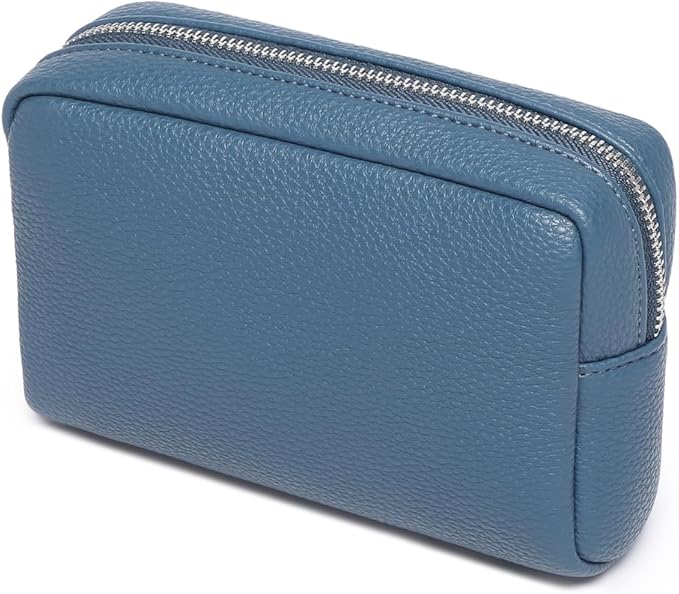 Makeup Bag Large Capacity Women's Classic Black Wash Bag Adjustable Partition Wash Brush and Cosmetic Carrying Bag (PU/Brussels Sprouts)