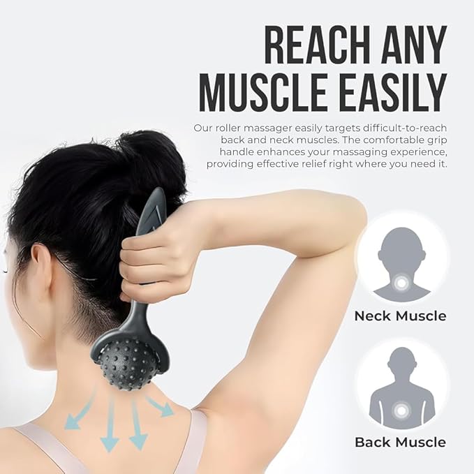 Cold Ice Face Roller Cold Massage Roller Ball CryoBall Facial Ice Globes Black 02