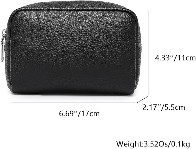 Makeup Bag Large Capacity Women's Classic Black Wash Bag Adjustable Partition Wash Bag Brush and Cosmetic Carrying Bag