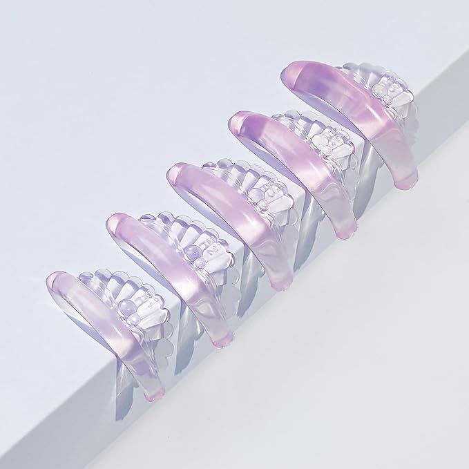 Libeauty Lash Lift Pads 10 Pcs/5 Sizes New Shell Shape Lash Lift Rods Reusable Silicon Lash Lift Shields DIY Use at Home or Salon Eyelash Lift Tools