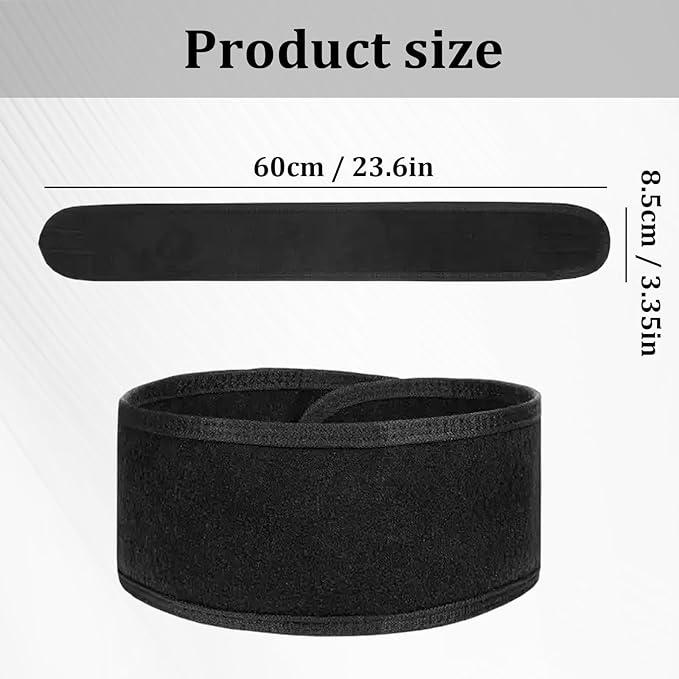 4 Pack Adjustable Makeup Headbands – Non-Slip Spa & Facial Hair Wrap, Washable Headband for Shower, Yoga, Gym, Salon & Home Use (Fits All),HZFD-BA