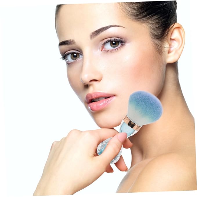 Nail Dust Brush Soft Large Head Cleaning Brush for Nail Art Powder Removal Makeup Manicure Tool Portable for Home and Salon Use