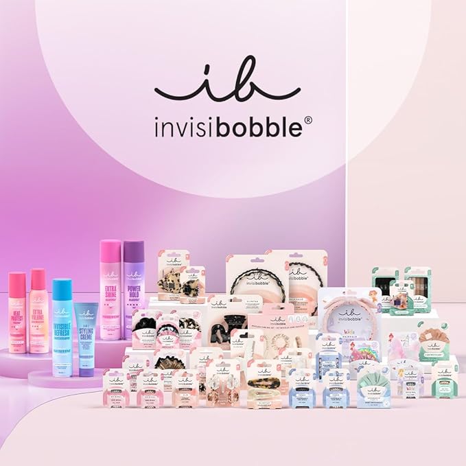 invisibobble Heatless Curl Set - No Heat Curlers With Velvet Band for Overnight Use - Hair Curler for Heat-Free Bouncy, Natural Waves on Medium to Long Hair