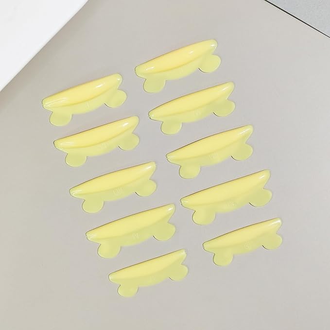 Libeauty Lash Lift Pads - Reusable Silicon Eyelash Lift Shield - DIY Use at Home or Salon - Lash Perming Tool