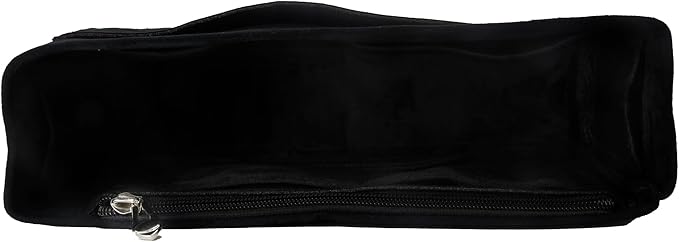 Purse Organizer Insert, Suede Bag Organizer Handbag Tote Shaper, Suede Material, Soft and Non Damaging Bag (Black, Medium)