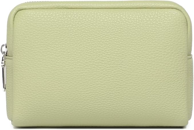 Makeup Bag Large Capacity Women's Classic Black Wash Bag Adjustable Partition Wash Brush and Cosmetic Carrying Bag (Sage Green)