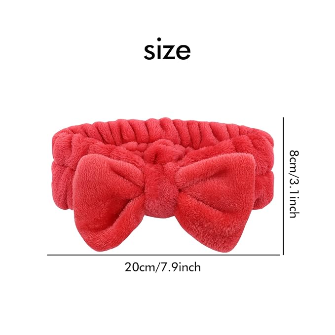 Lawie 15 Colors Pack Coral Fleece Fluffy Wide Headbands for Women Yoga Sports Spa Makeup Hair Holder Wraps for Washing Face Large Hair Bows Bands for Teens Girl