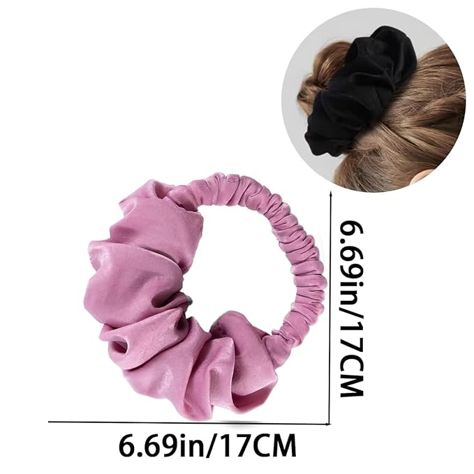 2PCS Heatless Hair Curler,Heatless Curls Overnight,Hair Curlers to Sleep in,Soft Sleepyties for Hair,Lazy Scrunchie Rollers Hairdresser Tools,no Heat Curls for Long Hair，Curling Scrunchie(PINK）