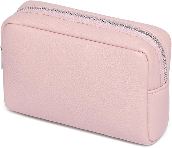 Makeup Bag Large Capacity Women's Classic Black Wash Bag Adjustable Partition Wash Brush and Cosmetic Carrying Bag (PU/Charming)