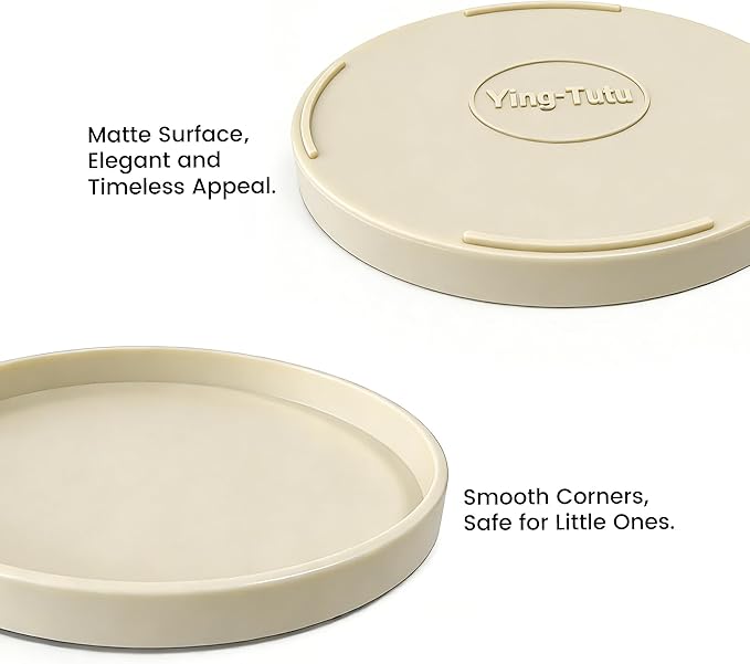 2 Pack 10" Bathroom and Vanity Tray, ABS Bathroom Counter Organizer， Coffee Table Decor for Perfume, Candles, Keys &More. Kitchen Countertop Organizer, Decorative Tray Soap Holder, Yellow