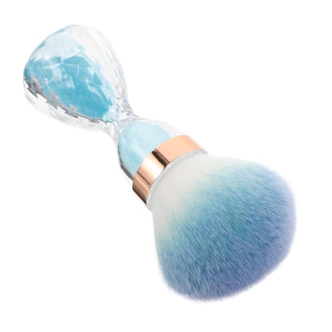 Nail Dust Brush Soft Large Head Cleaning Brush for Nail Art Powder Removal Makeup Manicure Tool Portable for Home and Salon Use