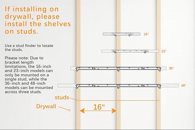 BAYKA White Floating Shelves for Wall, Set of 3, 36 Inches Long Wall Mounted Rustic Wood Shelves for Bathroom, Bedroom, Living Room or Kitchen, Hanging Shelf for Book/Storage/Decor, 30lbs Capacity