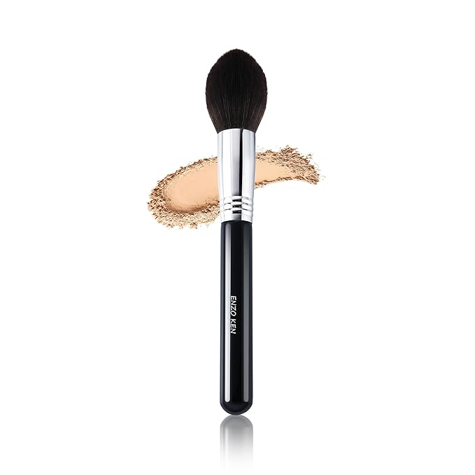 ENZO KEN Powder Brush, Highlighting Brush, Contour Brushes, Face Blending Brush, Fluffy Blush Brush for Cheeks, Nose Highlighter Brush. (908B)