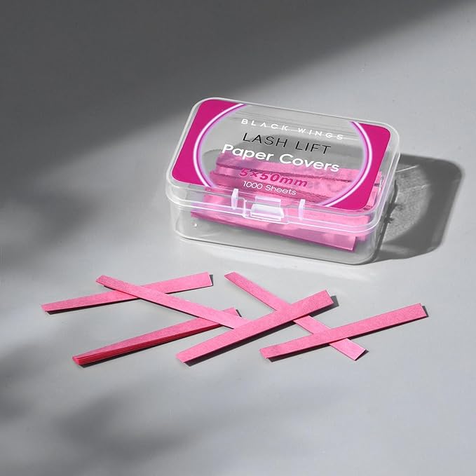 1000P Lash Lift Pink Perm Paper, Reusable Lash Lift Pads Lash Lift Tool, Soft Pads Silicone Perm Ribbon Eyelash Lifting Compensator, Eyelash Tapes Makeup Beauty Tools for Eyelashes Lifting