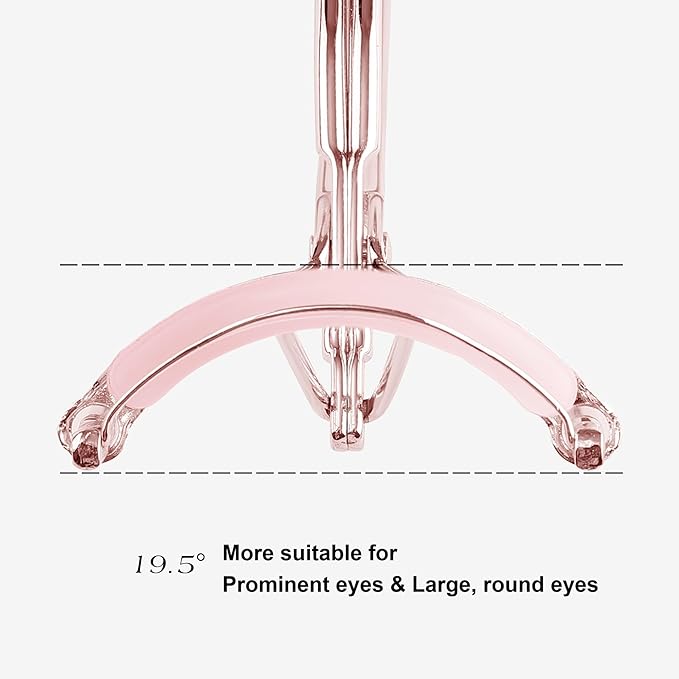 3-in-1 Eyelash Curler Set w/3 Replacement Pads (Soft/Medium/Firm) - Professional Lash Curler for Natural, Fake, Curly or Straight Lashes, Suitable for Professional Salon or Home Use