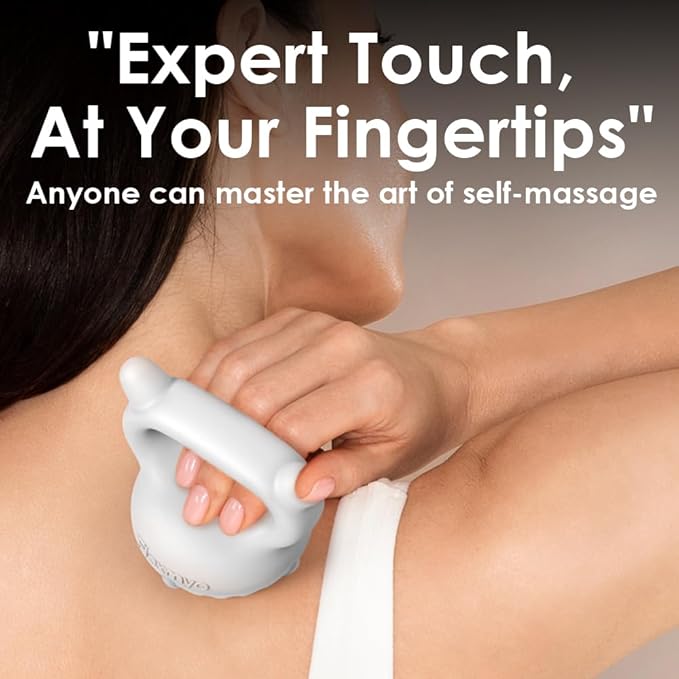 Flexmyo Ceramic Gua Sha Fascia Tool – Korean Body & Face Massager for Lymphatic Drainage, Cellulite, Muscle Recovery & Trigger Point Relief – US Patented