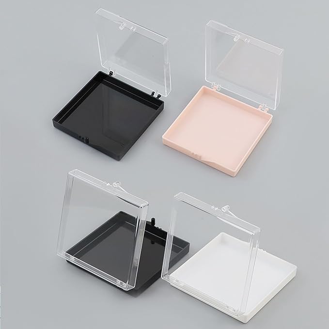 12PCS Press On Nail Storage Box,Empty Plastic Nail Case Storage Display Box for False Fake Nails Press on Nails Packaging Organizer Business Home Nail Salon Use