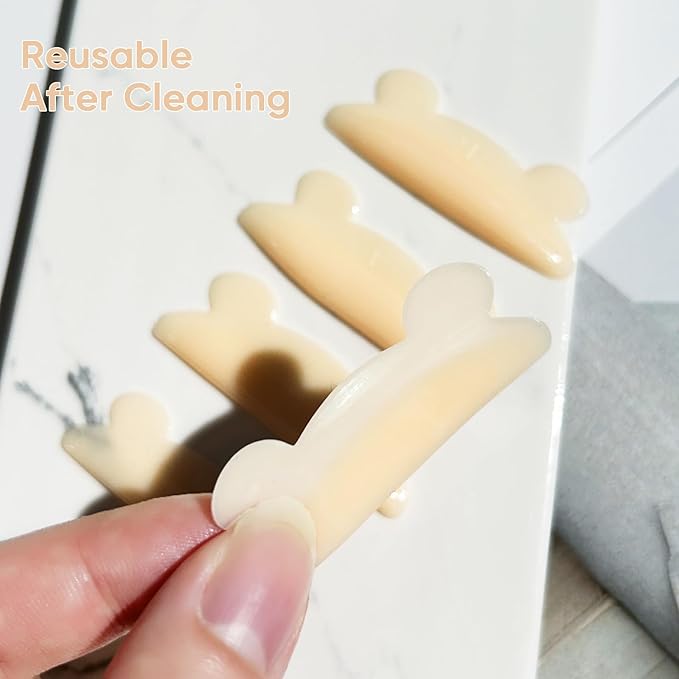 Libeauty Lash Lift Pads Cartoon Mouse Reusable Silicon Eyelash Lift Shield Lash Perm Rod Lash Lifting Shield DIY Use at Home or Salon Lash Perming Tool