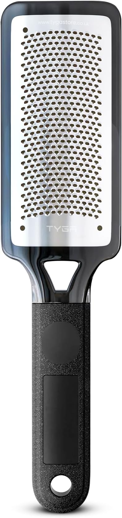 TYGA Colossal Foot Rasp Foot File and Callus Remover - Pedicure Tool for Dead Skin Removal, Feet Hard Skin Remover, Foot Scraper, Can Be Used on Both Wet and Dry Feet, Surgical Grade Stainless Steel