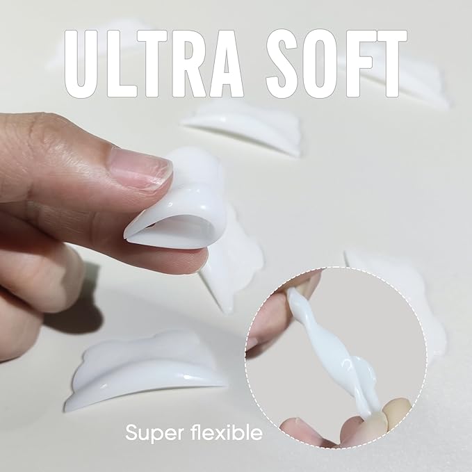 Libeauty Lash Lift Pads Panda Shape Reusable Silicon Eyelash Lift Shield Lash Perm Rod Lash Lifting Shield DIY Use at Home or Salon Lash Perming Tool