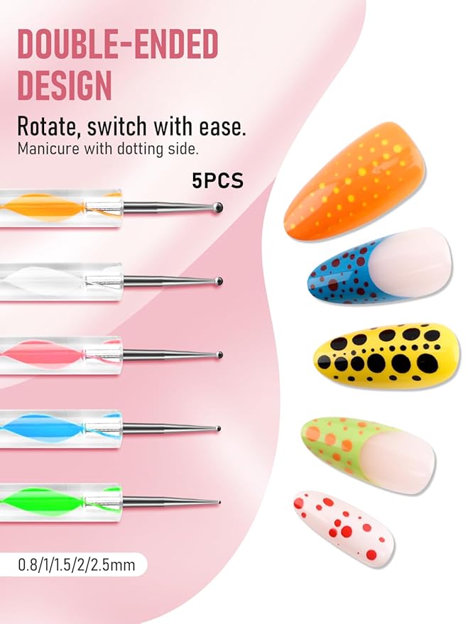 Nail Art Tools, 200PCS Nail Sponges for Ombre and Nail Art Brushes Set, Nail Design Tools with Nail Art Palette, Spatula & Grabber, Nail Tech Must Haves Nail Stuff Supplies for Salon & Home Use