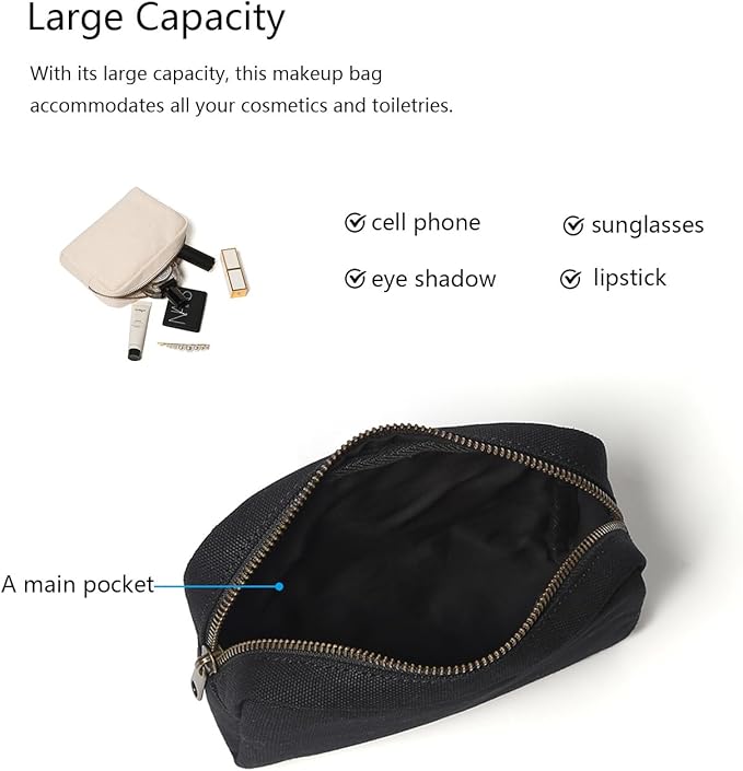 Cosmetic Bags Sleek and Versatile Carryalls for Your Beauty Essentials