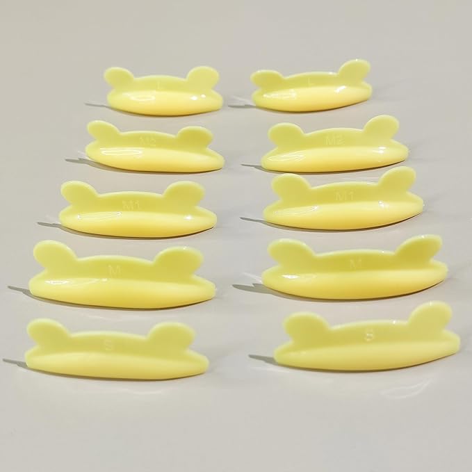 Libeauty Lash Lift Pads - Reusable Silicon Eyelash Lift Shield - DIY Use at Home or Salon - Lash Perming Tool