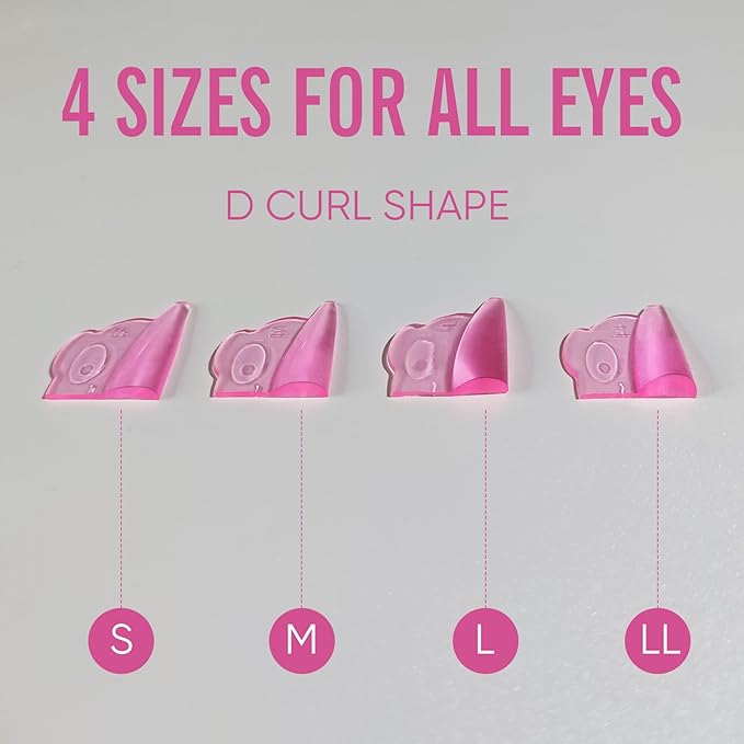 Libeauty Lash Lift Pads - Reusable Silicon Eyelash Lift Shield - DIY Use at Home or Salon - Lash Perming Tool