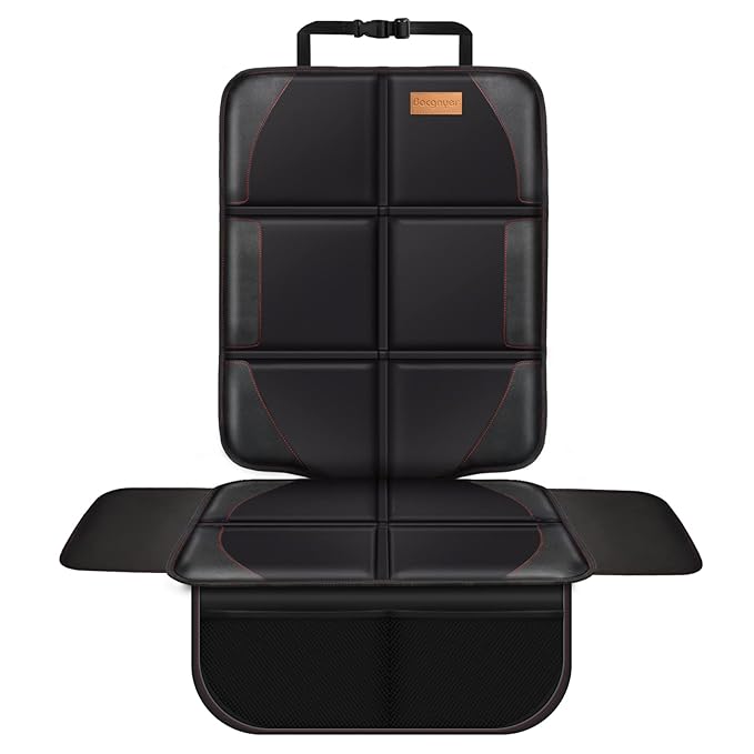 Bacgnyer Car Seat Protector, 1 Pack of Seat Protectors, Thickest Padded 600D Fabric Padding, Waterproof, Durable, Anti Slip Backing, Child Seat Protection, Suitable for Babies, Toddlers, Children